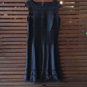 Tadashi Shoji black cocktail dress